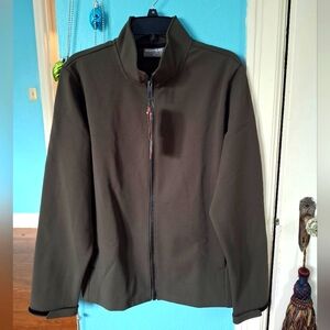 32 Degrees Heat Men's Full Zip Jacket Sz M Dark OD Green NWT